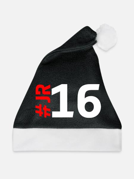 JR16 - Weihnachtsmütze - Schwarz/Weiß