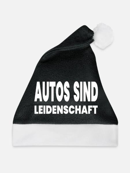 Auto - Weihnachtsmütze - Schwarz/Weiß