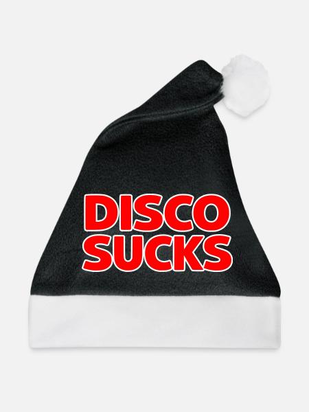Disco ist - Weihnachtsmütze - Schwarz/Weiß