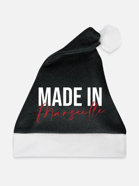 Hergestellt in Marseille - Weihnachtsmütze - Schwarz/Weiß