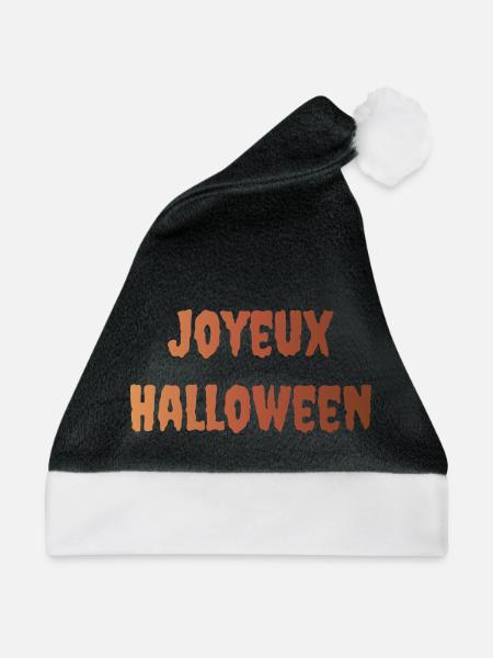 HALLOWEEN. KÜRBIS. KÜRBIS-HALLOWEEN. - Weihnachtsmütze - Schwarz/Weiß