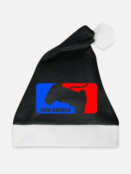 pro gamer - Weihnachtsmütze - Schwarz/Weiß