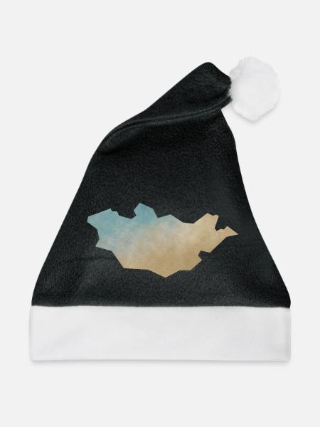 Mongolia - Weihnachtsmütze - Schwarz/Weiß