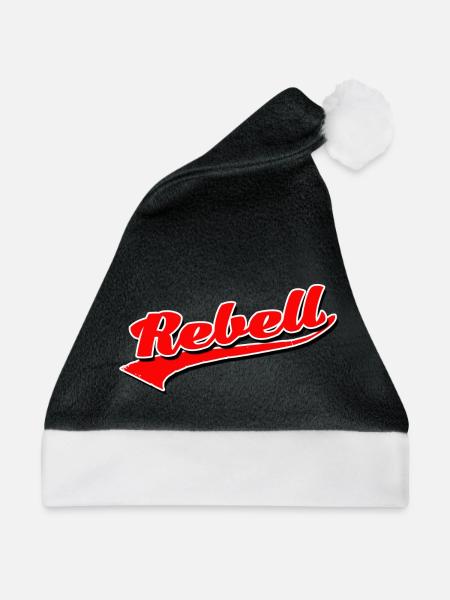 rebel dieb rowdy rebell bandit hustler gang crime - Weihnachtsmütze - Schwarz/Weiß - Vorne
