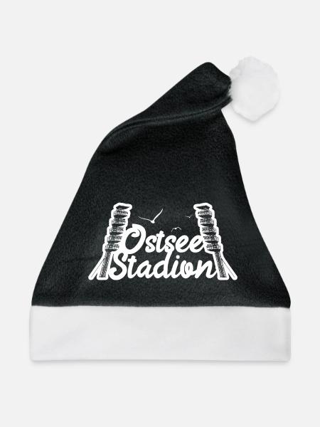 Ostsee Stadion - Weihnachtsmütze - Schwarz/Weiß - Vorne