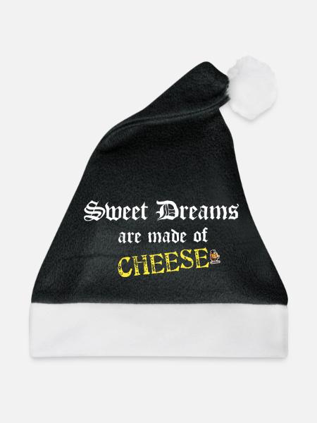 Käseträume Gothic - Weihnachtsmütze - Schwarz/Weiß