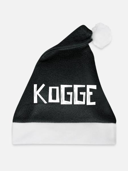 Kogge - Weihnachtsmütze - Schwarz/Weiß - Vorne