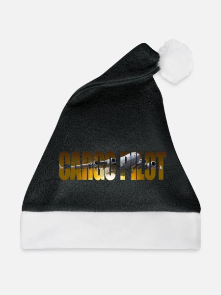 Cargo pilot C-17 - Weihnachtsmütze - Schwarz/Weiß