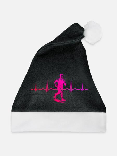 Ein Must Have für echte Rennen - Weihnachtsmütze - Schwarz/Weiß