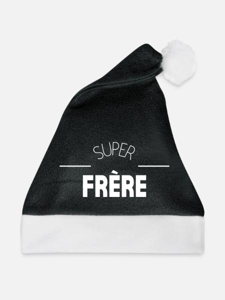 Super-Bruder - Weihnachtsmütze - Schwarz/Weiß