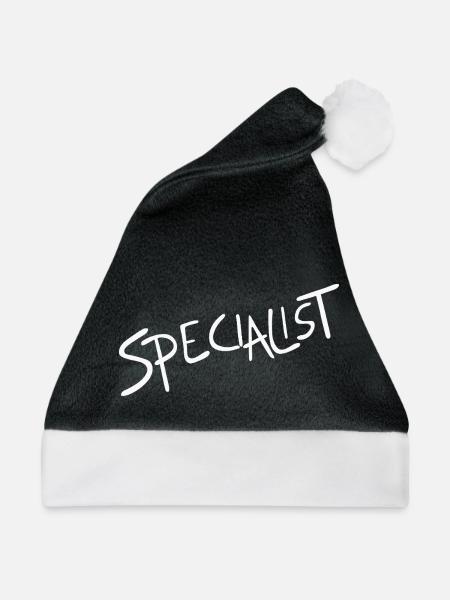 Spezialist Handlettering Stil - Weihnachtsmütze - Schwarz/Weiß
