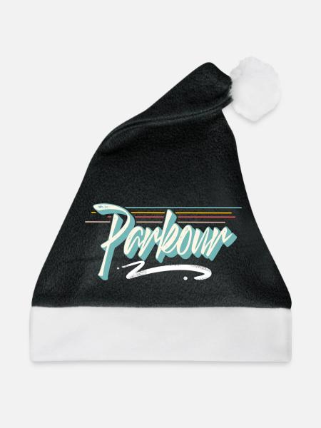 Parkour - Weihnachtsmütze - Schwarz/Weiß