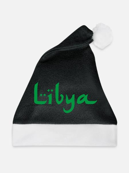 Libya Libyen - Weihnachtsmütze - Schwarz/Weiß