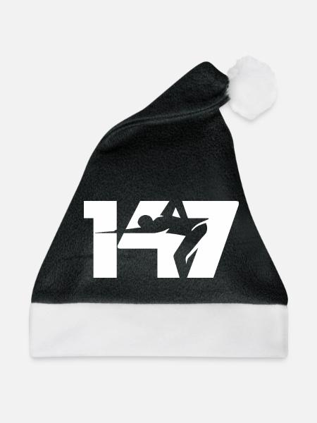 147 Snooker-Ikone (Weiß) - Weihnachtsmütze - Schwarz/Weiß