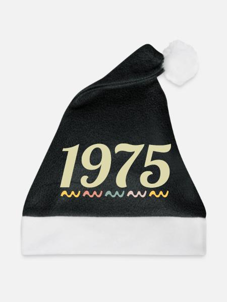 1975 - Weihnachtsmütze - Schwarz/Weiß