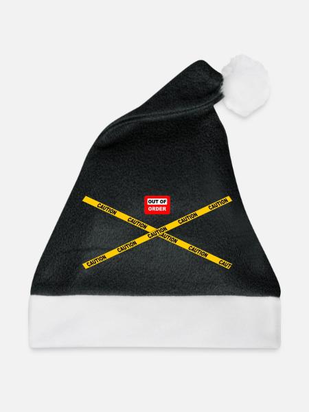Out of Order - Weihnachtsmütze - Schwarz/Weiß