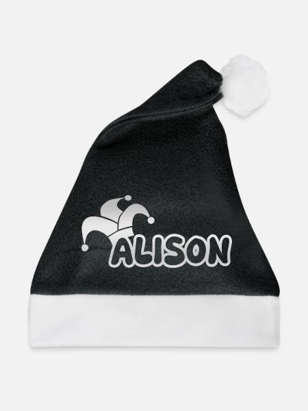 Fastnacht Alison - Weihnachtsmütze - Schwarz/Weiß
