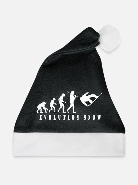 Evolution Schnee für Snowboarder - Weihnachtsmütze - Schwarz/Weiß