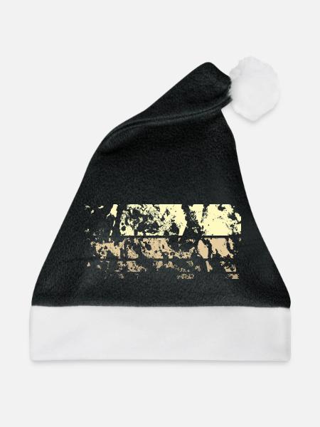 HIntergrund Abstrakt - Weihnachtsmütze - Schwarz/Weiß