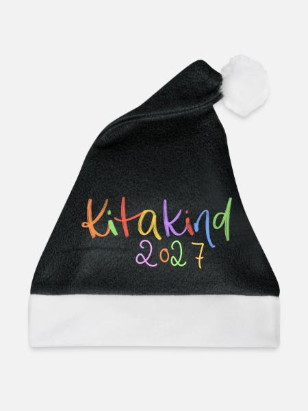 Kitakind 2027 - Weihnachtsmütze - Schwarz/Weiß