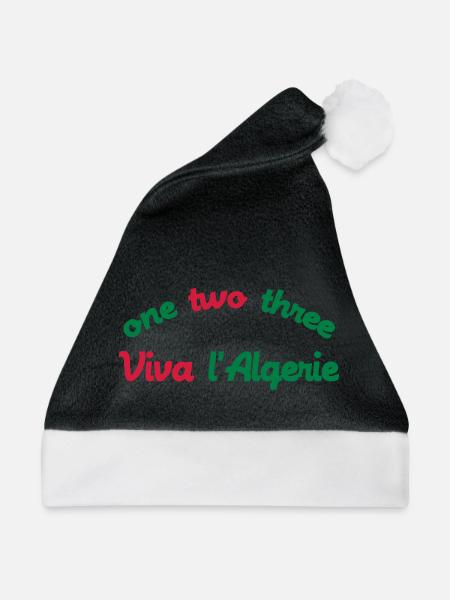 Algérie ! - Weihnachtsmütze - Schwarz/Weiß