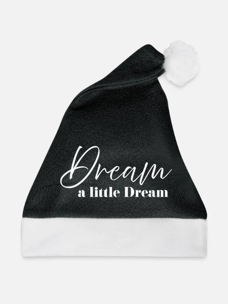Dream a Little Dream - Weihnachtsmütze - Schwarz/Weiß