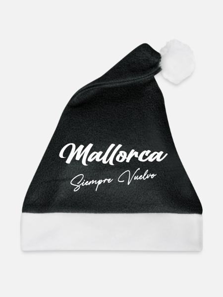 Mallorca - Weihnachtsmütze - Schwarz/Weiß