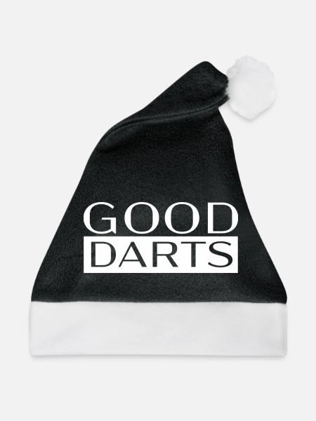 Dart-Good_Darts - Weihnachtsmütze - Schwarz/Weiß