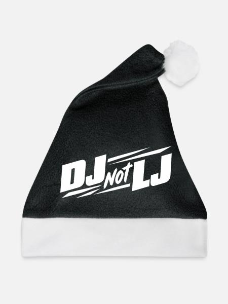 Veranstaltungstechnik DJ not LJ - Weihnachtsmütze - Schwarz/Weiß