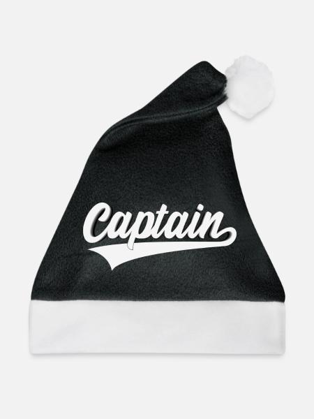 KAPITÄN 3D CAPTAIN SWOOSH - Weihnachtsmütze - Schwarz/Weiß - Vorne