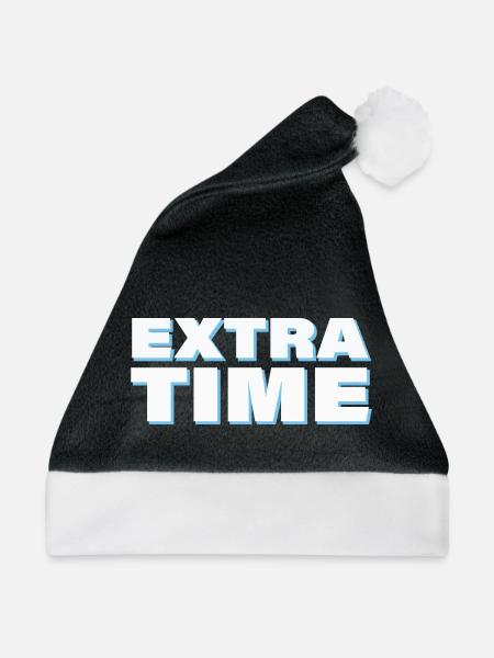 EXTRA TIME - Weihnachtsmütze - Schwarz/Weiß