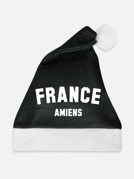 AMIENS France Frankreich - Weihnachtsmütze - Schwarz/Weiß - Vorne