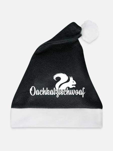 Oachkatzlschwoaf  - Weihnachtsmütze - Schwarz/Weiß