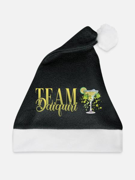 Junggesellinnenabschied Cocktail Team Daiquiri - Weihnachtsmütze - Schwarz/Weiß