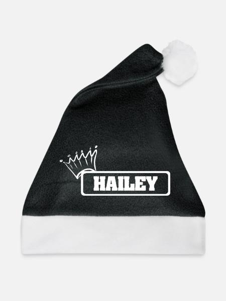 Kroenchen Hailey - Weihnachtsmütze - Schwarz/Weiß - Vorne