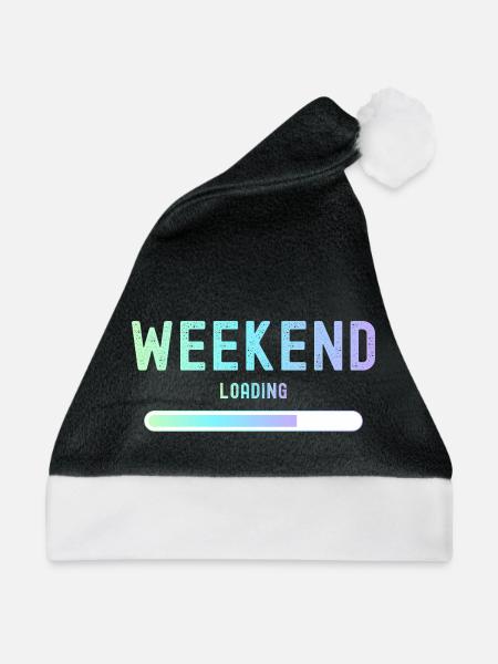 Weekend loading Wochenende und Freizeit - Weihnachtsmütze - Schwarz/Weiß