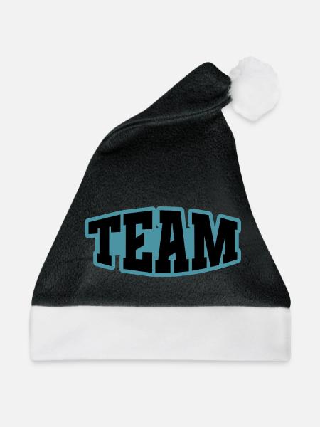 Team - Weihnachtsmütze - Schwarz/Weiß