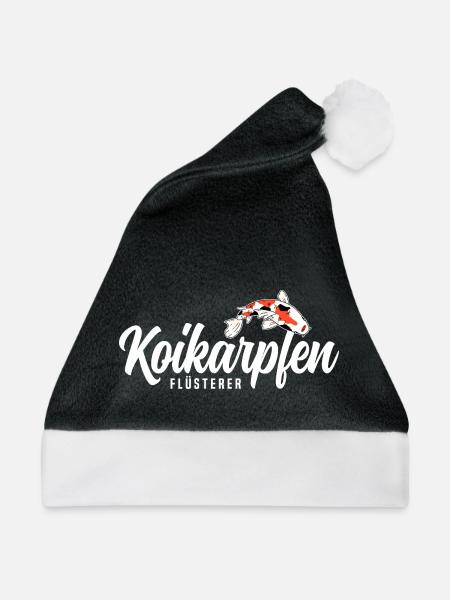 Koikarpfen Flüsterer - Weihnachtsmütze - Schwarz/Weiß
