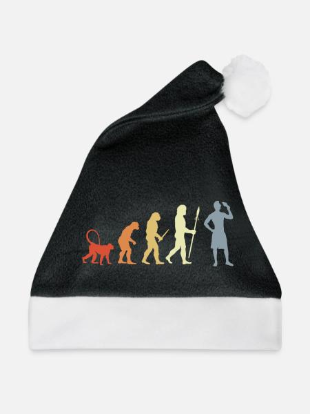 Evolution Eiscreme Liebhaber - Weihnachtsmütze - Schwarz/Weiß