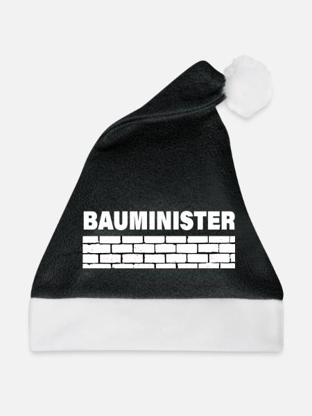BAUMINISTER - Weihnachtsmütze - Schwarz/Weiß - Vorne