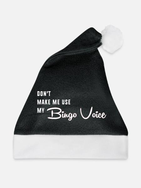 Bingo - Weihnachtsmütze - Schwarz/Weiß