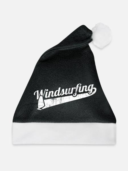 Windsurfing - Weihnachtsmütze - Schwarz/Weiß - Vorne