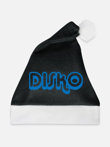 DISKO Nicki - Weihnachtsmütze - Schwarz/Weiß