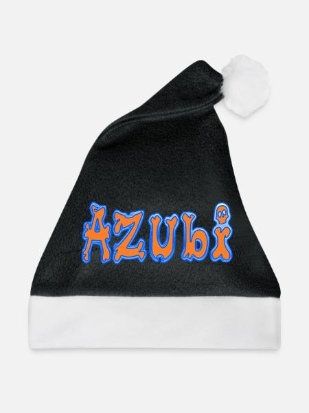 Azubi - Weihnachtsmütze - Schwarz/Weiß