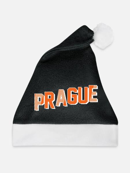 Prague - Weihnachtsmütze - Schwarz/Weiß