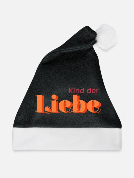 Kind der Liebe - Weihnachtsmütze - Schwarz/Weiß