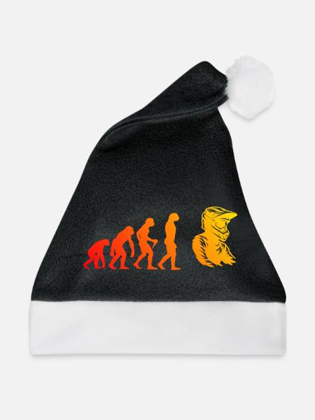 Coole Motocross Inspiration - Weihnachtsmütze - Schwarz/Weiß