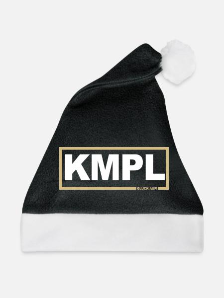 KMPL - Kumpel gold - Weihnachtsmütze - Schwarz/Weiß - Vorne