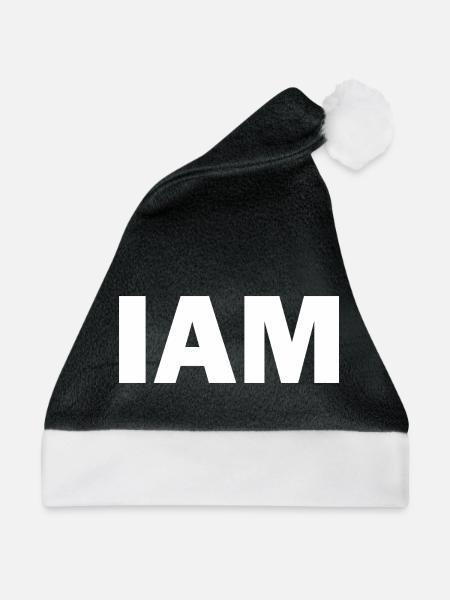I AM - Ich bin - Weihnachtsmütze - Schwarz/Weiß