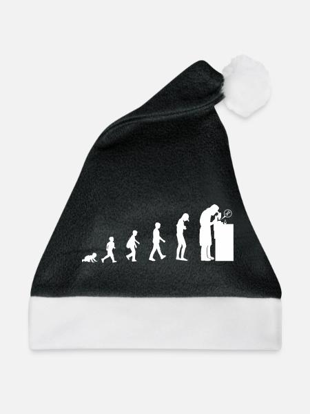 biologist-01 - Weihnachtsmütze - Schwarz/Weiß